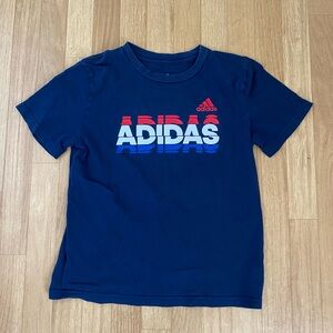 ADIDAS Blue Boys T-Shirt Size L